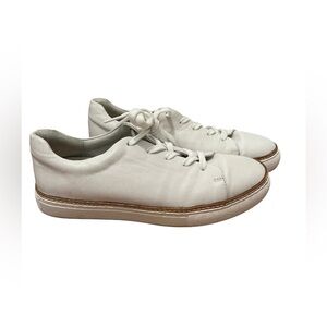 Johnston & Murphy Women’s 8.5 White Lace Up Sneakers Casual Comfort Shoes